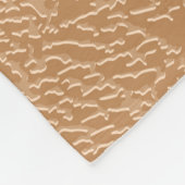 Leather texture background. Brown leather texture. Fleece Deken (Hoek)