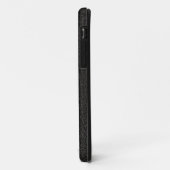 Leather & White Stripe Jersey Genummerde iPhone Ca Case-Mate iPhone Case (Achterkant/links)