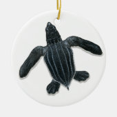 Leatherback Zee Turtle Hatchling Ornament (Voorkant)