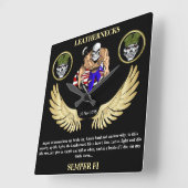 LEATHERNECKS VIERKANTE KLOK (Hoek)