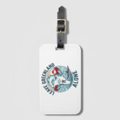 Leave Greenland Alone Bagagelabel (Voorkant (verticaal))