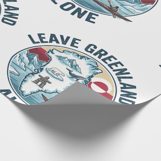 Leave Greenland Alone Cadeaupapier (Hoek)