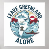 Leave Greenland Alone Poster (Voorkant)