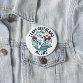 Leave Greenland Alone Ronde Button 7,6 Cm (In situ)