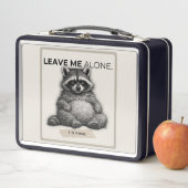 Leave Me Alone Raccoon Lunch Box | Funny Introvert (In situ)