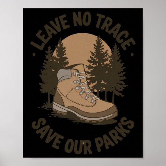 Leave No Trace – Berichtensite voor behoud buitens Poster (Voorkant)