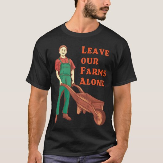 Leave our farms alone - classic t-shirt (Voorkant)