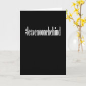 #leavenooneerachter - Bewustmakingsontwerp Kaart (Gele Bloem)