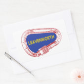 Leavenworth Beknopte Carabiner Rechthoekige Sticker (Envelop)