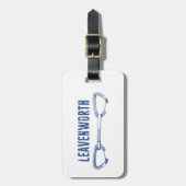 Leavenworth Climbing Quickdraw Bagagelabel (Voorkant verticaal)