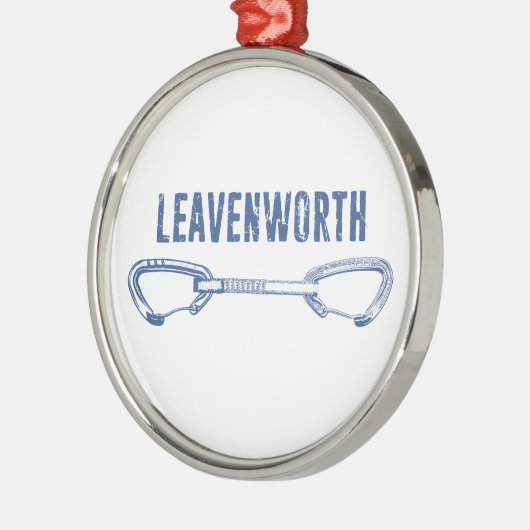 Leavenworth Climbing Quickdraw Metalen Ornament (Links)