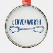 Leavenworth Climbing Quickdraw Metalen Ornament (Voorkant)