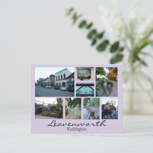 Leavenworth Collage 2 Briefkaart (Staand voorkant)