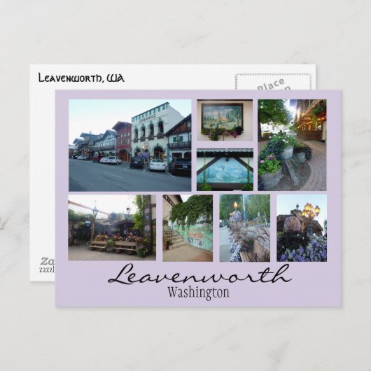 Leavenworth Collage 2 Briefkaart (Voorkant / Achterkant)
