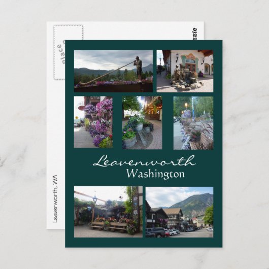 Leavenworth Collage Briefkaart (Voorkant / Achterkant)