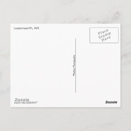 Leavenworth Collage Briefkaart (Achterkant)