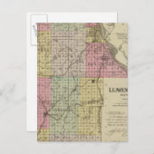 Leavenworth County, Kansas Briefkaart (Voorkant / Achterkant)