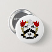 Leavenworth Family Crest Ronde Button 5,7 Cm (Voorkant /achterkant)