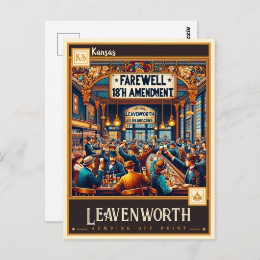 Leavenworth, Kansas |  Briefkaart (Voorkant / Achterkant)