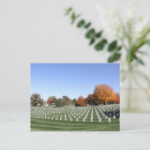 Leavenworth Kansas Cemetery in Herfsten Briefkaart (Staand voorkant)