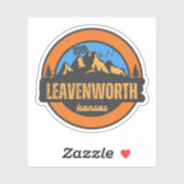 Leavenworth, Kansas Sticker (Vel)