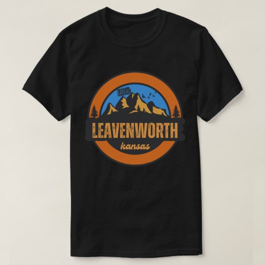 Leavenworth, Kansas T-shirt (Design voorkant)