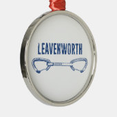 Leavenworth Klimmen Quickdraw Metalen Ornament (Rechts)