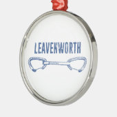 Leavenworth Klimmen Quickdraw Metalen Ornament (Links)