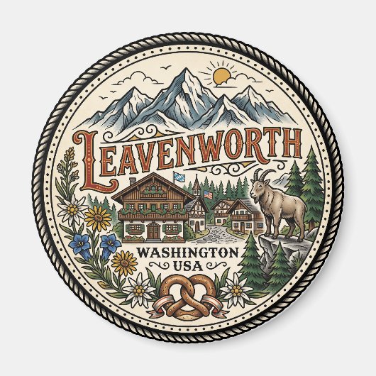 Leavenworth VS Magneet (Voorkant)
