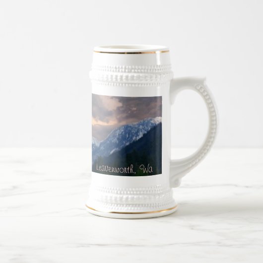 "Leavenworth, Wa Mountains" Beer Stein Bierpul (Rechts)