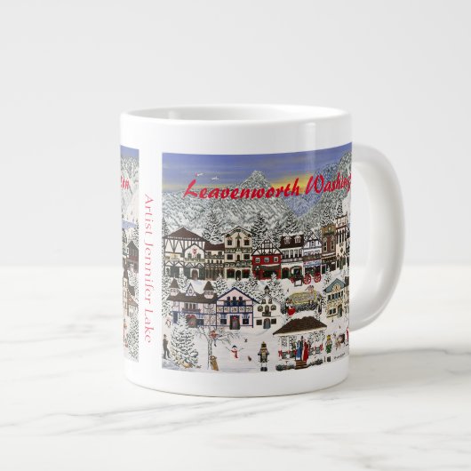 Leavenworth Washington Cup Grote Koffiekop (Voorkant rechts)