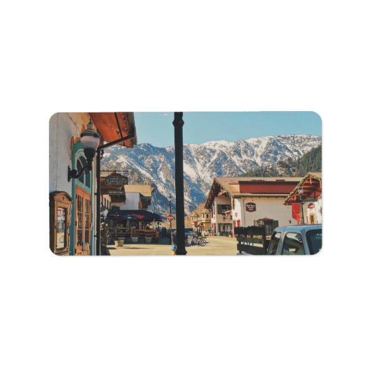 Leavenworth - Washington Etiket (Voorkant)