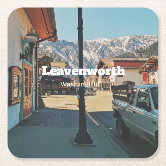 Leavenworth - Washington  Kartonnen Onderzetters (Voorkant)