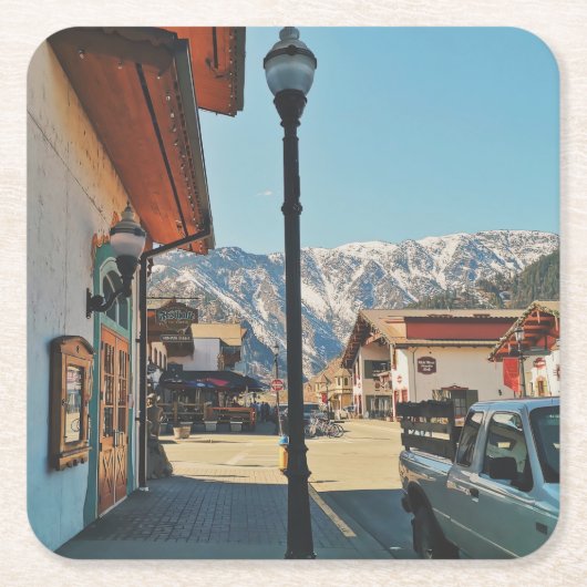 Leavenworth - Washington Kartonnen Onderzetters (Voorkant)