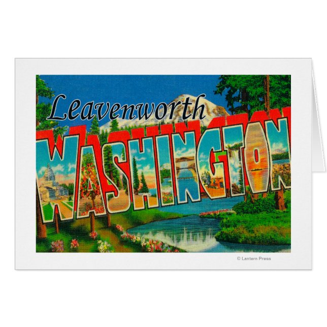 Leavenworth, Washington - Large Letter Scenes (Voorkant Horizontaal)