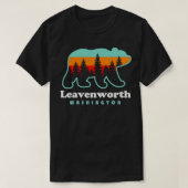 Leavenworth Washington Souvenir Retro Beer T-shirt (Design voorkant)