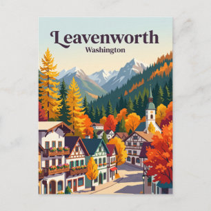 Leavenworth, Washington, VS Briefkaart