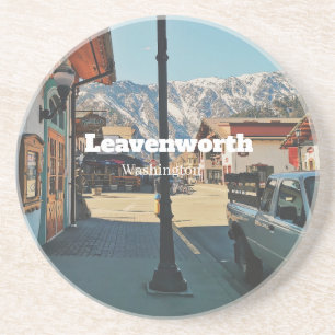 Leavenworth - Washington Zandsteen Onderzetter