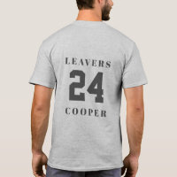 Leavers 24 Back Design met gepersonaliseerde naam
