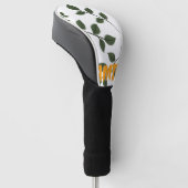 Leaves Art | Zazzle_Growshop. Golfheadcover (Schuin)