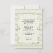 Leaves Bereavement Dank u Notecard Bedankkaart (Voorkant)