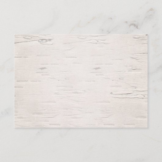 Leaves & Birch Memorial Service Aanwezigheid Informatiekaartje (Achterkant)