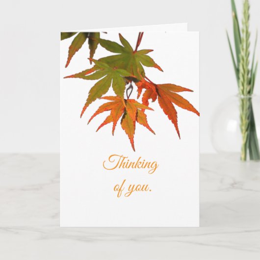 LEAVES - BLANK, ALL-OCCASION CARD FEESTDAGEN KAART (Voorkant)
