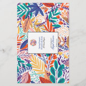 Leaves Botanical 💐 Kleurrijke moderne zeepfolie (Voorkant)