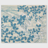 Leaves Branches Botanical Print  Japans Cadeaupapier (Vlak)