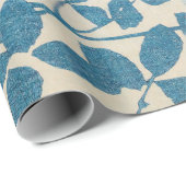 Leaves Branches Botanical Print  Japans Cadeaupapier (Rol Hoek)