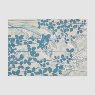 Leaves Branches Botanical Print  Japans Tissuepapier