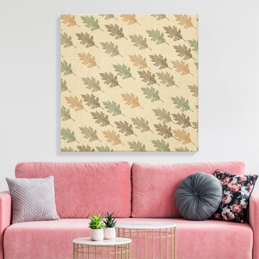 Leaves Canvas Afdruk (Insitu (Woonkamer))