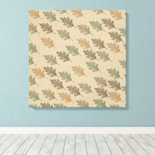 Leaves Canvas Afdruk (Insitu (Houten vloer))