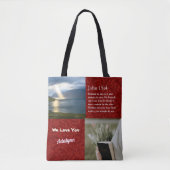  Leaves Christelijke Cadeaus voor Vrouwen Rood Tote Bag (Voorkant)